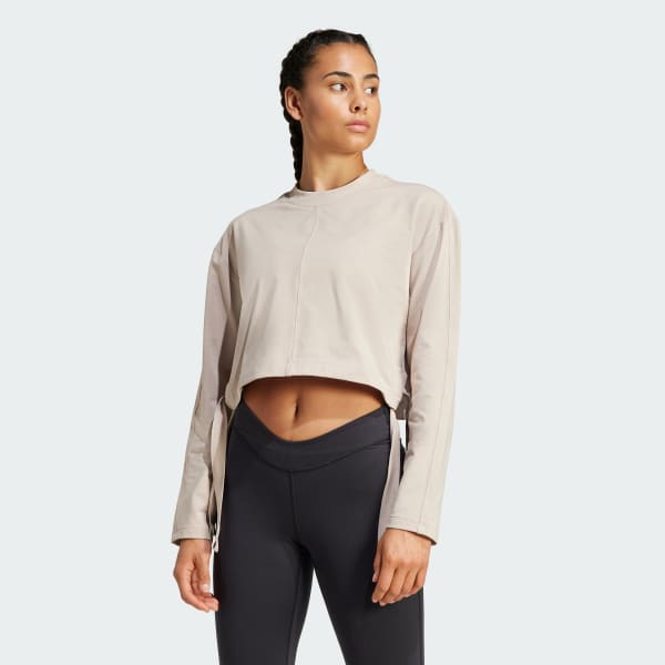 Beige Yoga Cover-Up