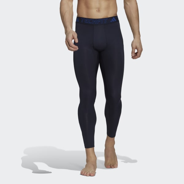 adidas Techfit Training Long Tights - Blue, Men's Training