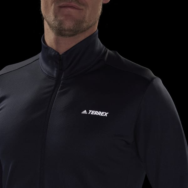 modrá Bunda Terrex Multi Primegreen Full-Zip Fleece
