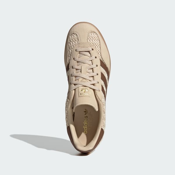 adidas Gazelle Indoor Shoes - Beige | Free Shipping with