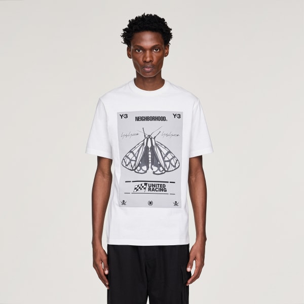 ホワイト Y-3 NBHD GRAPHIC TEE