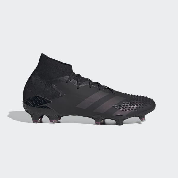 black and pink soccer cleats