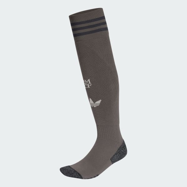 adidas Real Madrid 24 25 Third Socks Brown adidas UK