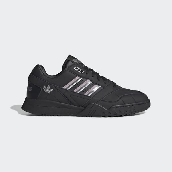 black leather trainers adidas