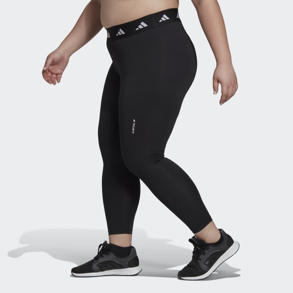 Black Techfit 7/8 Leggings (Plus Size)