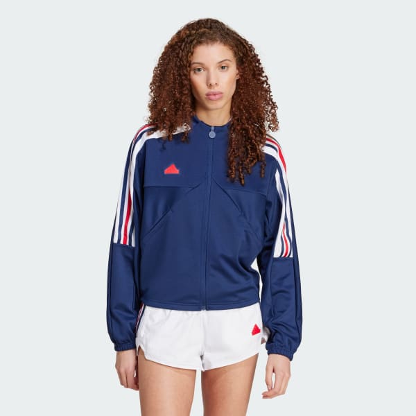 Blu Giacca da allenamento Tiro Cut 3-Stripes