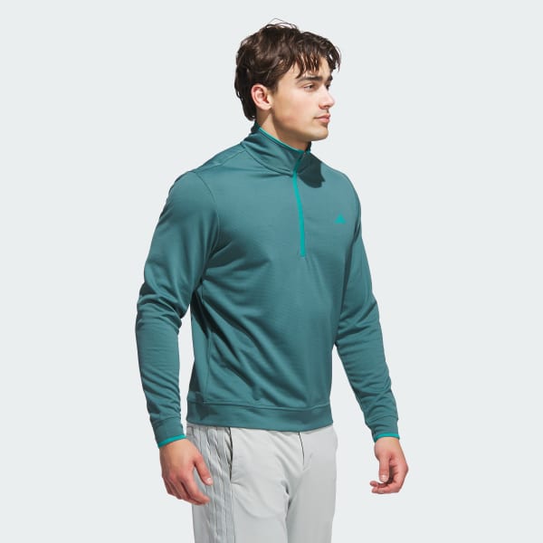 Verde Maglia Lightweight Half-Zip
