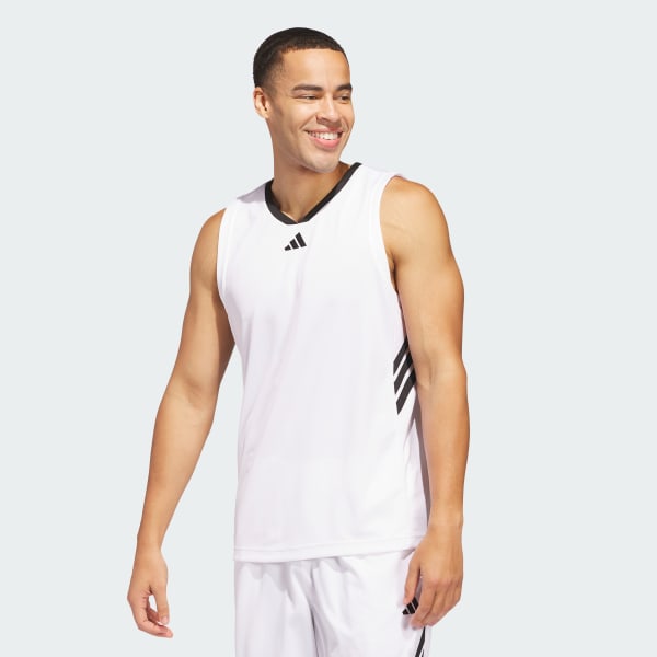 Blanc Débardeur adidas Basketball Legends