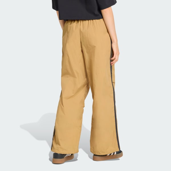 Kahverengi 3-Stripes Woven Parachute Eşofman Altı