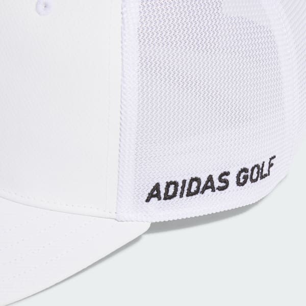 ホワイト 【ゴルフ】サイドロゴ メッシュキャップ