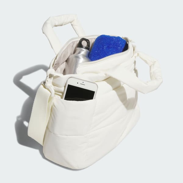 White Quilting Cart Tote Bag