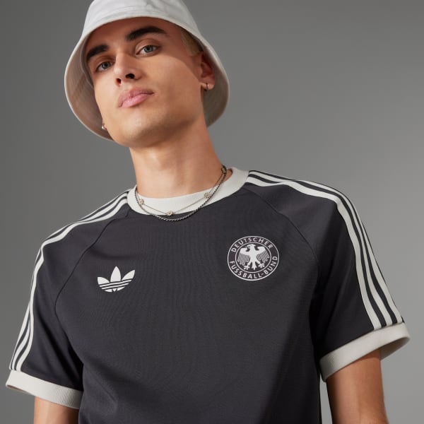 zwart Duitsland Adicolor Classics 3-Stripes T-shirt