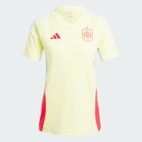 Yellow Spain 24 Away Jersey