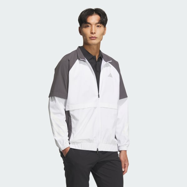ホワイト 【ゴルフ】トラック フルジップ ジャケット