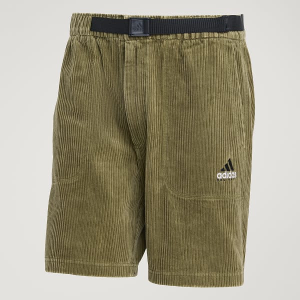 adidas Equipment Corduroy Shorts - Green | Free Shipping with