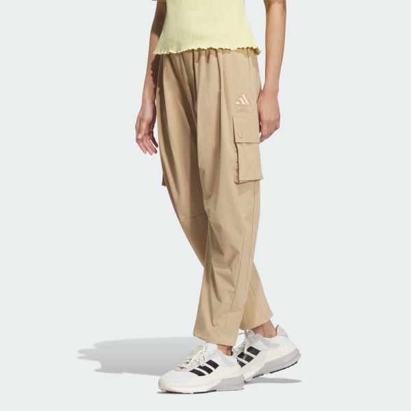 アディダス LUXFLOW カジュアル カーゴパンツ - ブラウン | アディダス