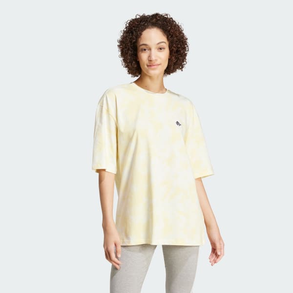 Yellow All Day I Dream About Oversized Tee