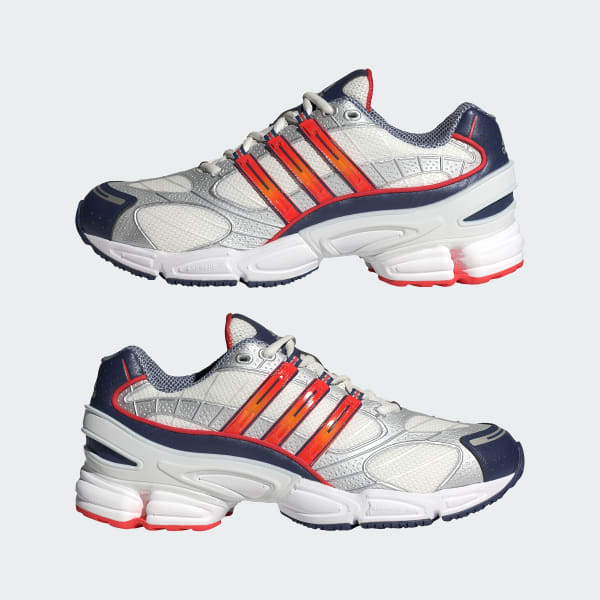 Mens Adidas Originals Ozweego Pro Running Shoes White Solar Red Crew Orange Size 7.5