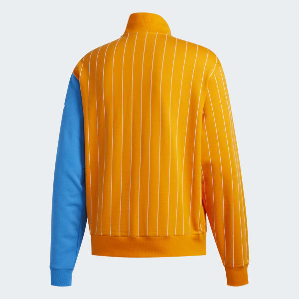 Orange FA Blocked Sweatshirt