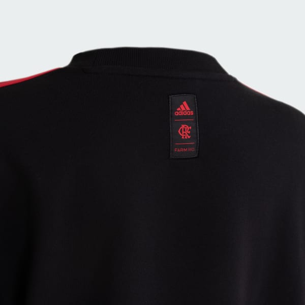 Preto Moletom Flamengo x Farm Rio