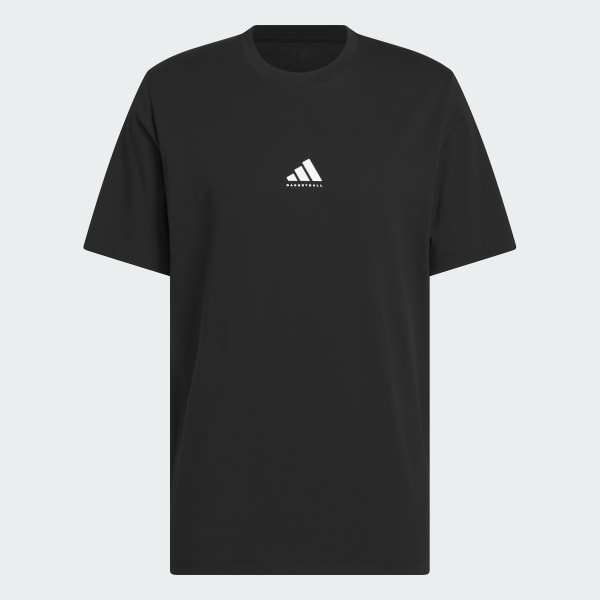 cerná Grafické tričko adidas Basketball