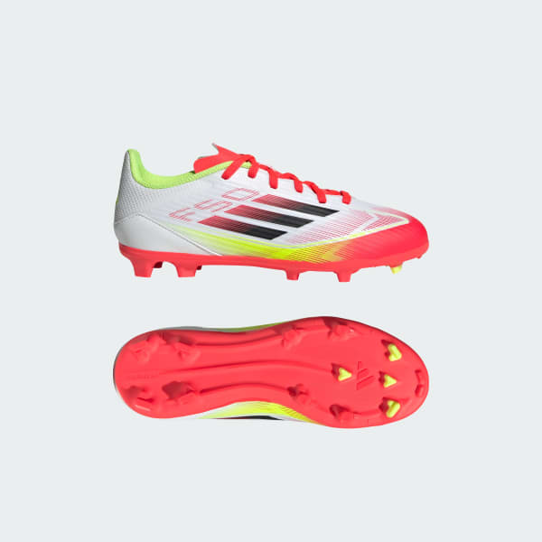 Vit F50 League Firm/Multi-Ground Fotbollsskor