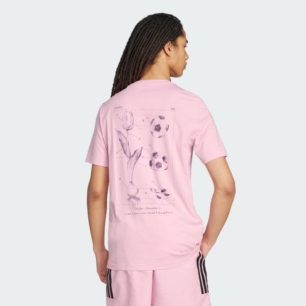 Rosa Playera estampada House of Tiro Tulip