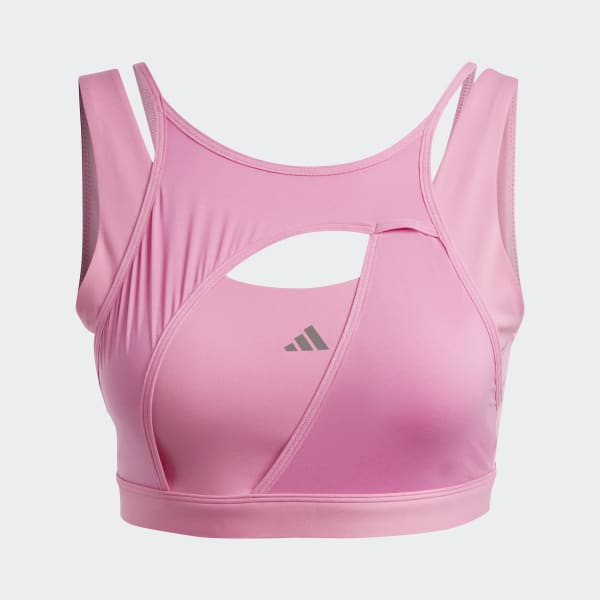 Rosa Top Deportivo Powerimpact Luxe Soporte Medio