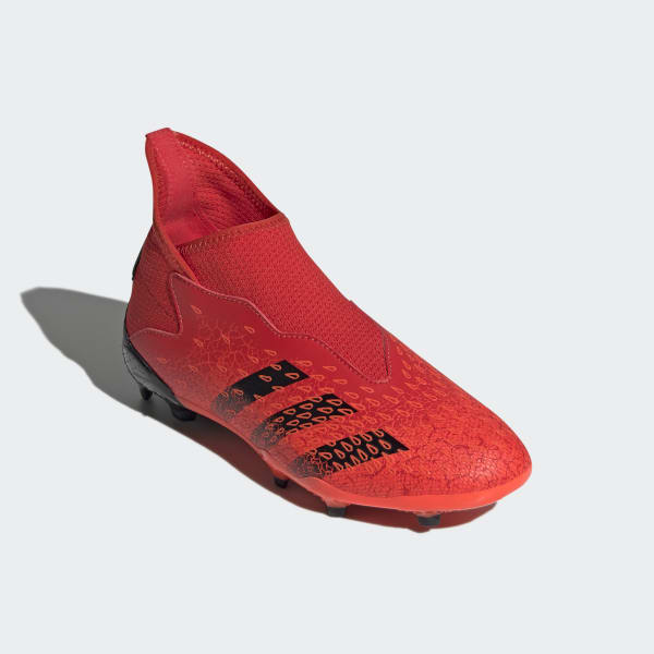 Rojo Calzado de Fútbol Predator 19.3 Sin Cordones Terreno Firme LER04