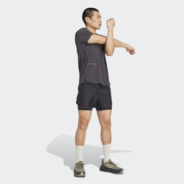 adidas Adi365 H.Koumori Running Tee - Black | Free Shipping with