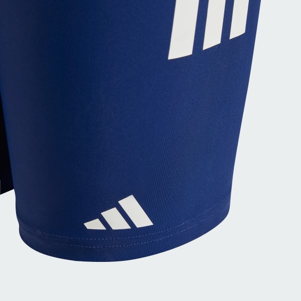 Blue 3-스트라이프 스윔 재머