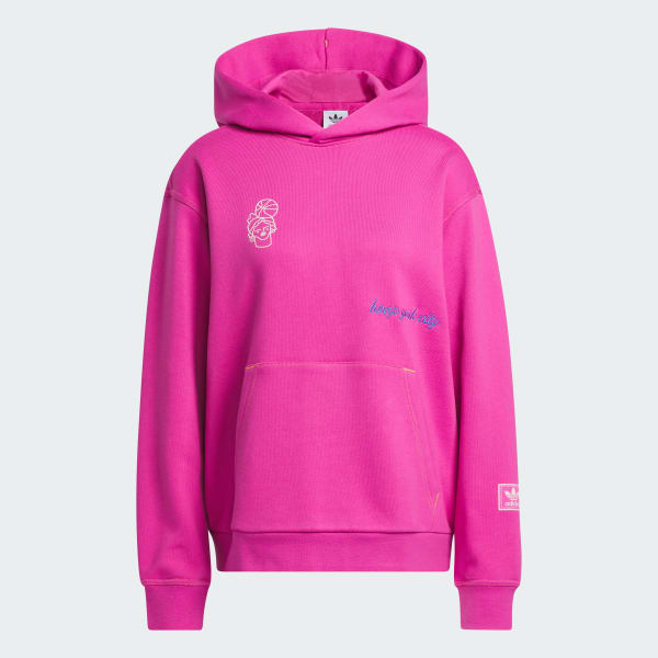 adidas Hoop York City Hoodie Gender Neutral Pink Free Shipping with adiClub adidas US