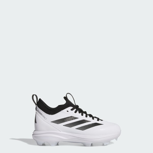 adidas Adizero Impact 2.0 TPU baseball Cleats Kids - White