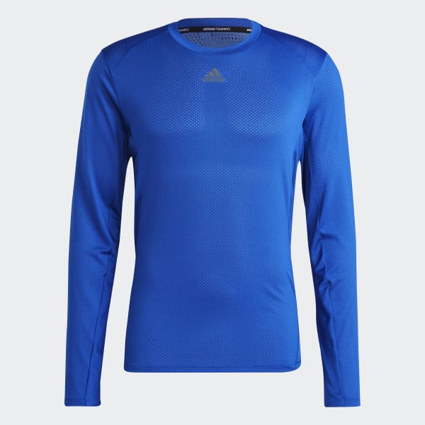 modrá Tričko HIIT Long Sleeve Training DG887