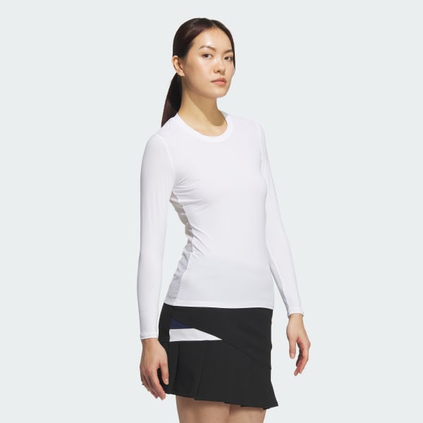 White 메쉬 백 긴팔 베이스레이어