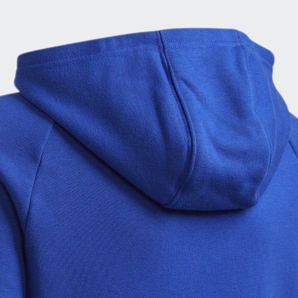 Azul Buzo con Capucha Adicolor