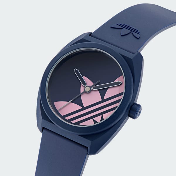 blauw Project Three Horloge