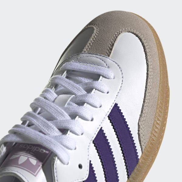 adidas samba white purple