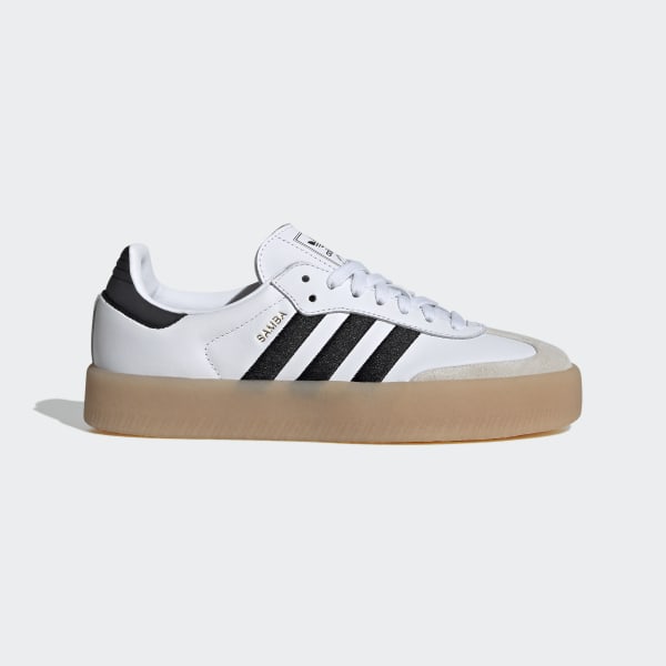 Red white and best sale blue adidas sambas