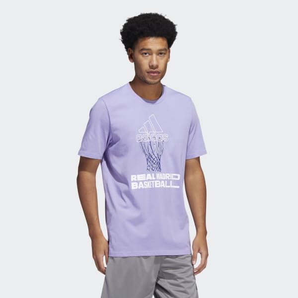 Paars Real Madrid Graphic T-shirt NWN17