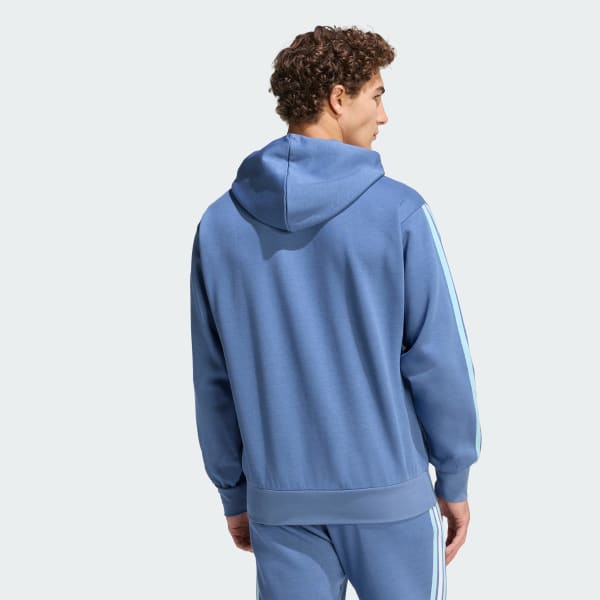 Bleu Sweat-shirt à capuche molleton Argentine DNA
