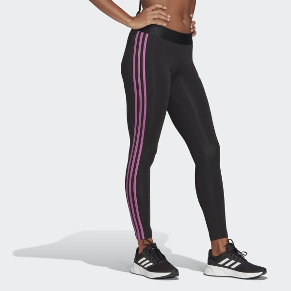 New adidas Women's Leggings LOUNGEWEAR Essentials 3-Stripes medium size 