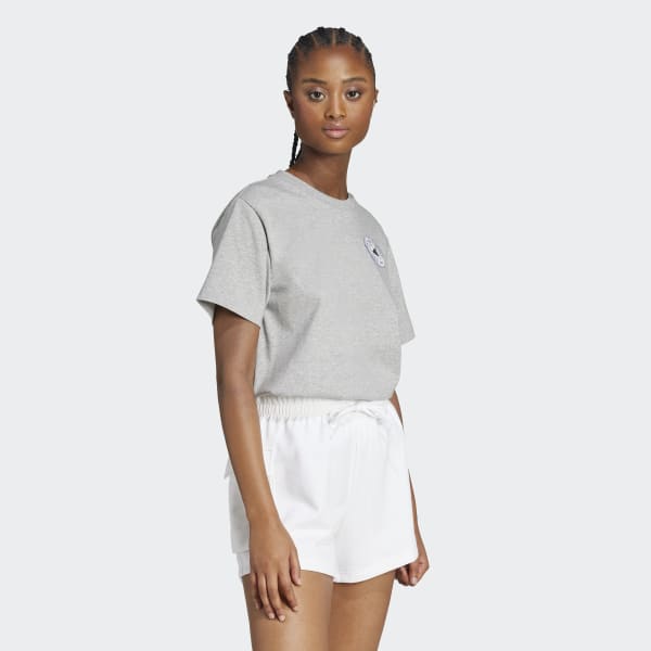 adidas Farmers Market Graphic Tee - Grey | Free Shipping with adiClub