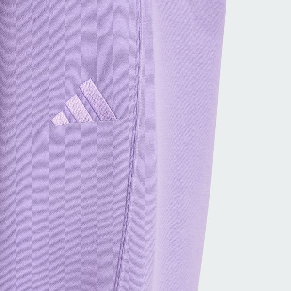 adidas ALL SZN Fleece Loose Pants - Purple | Free Shipping