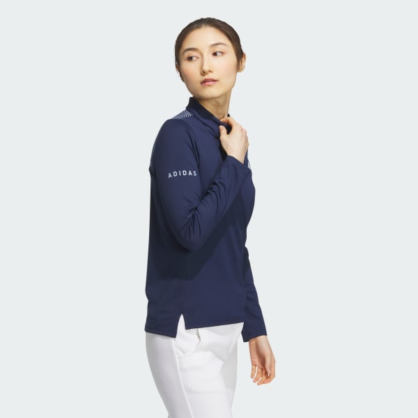 Blue AEROREADY Big Badge of Sport Long Sleeve Polo Shirt