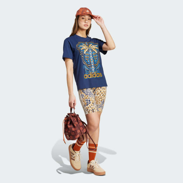 adidas x FARM Rio Graphic T Shirt Blau adidas Deutschland