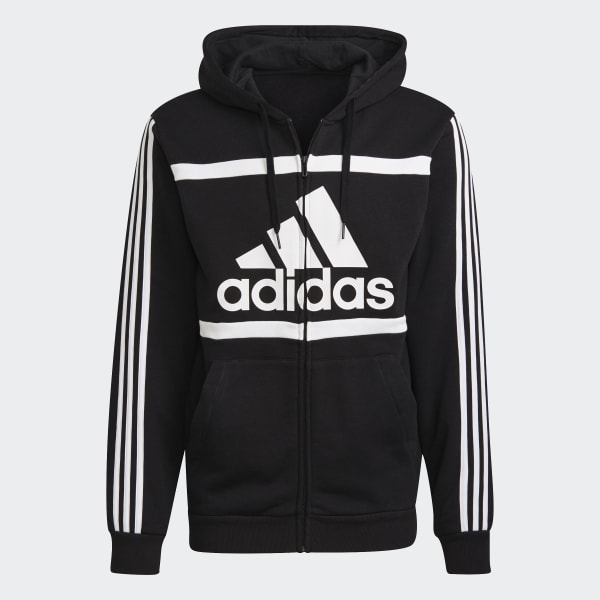 Colorblock logo hoodie deals