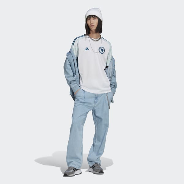 Blanc Maillot Extérieur Bosnie 22 CL159