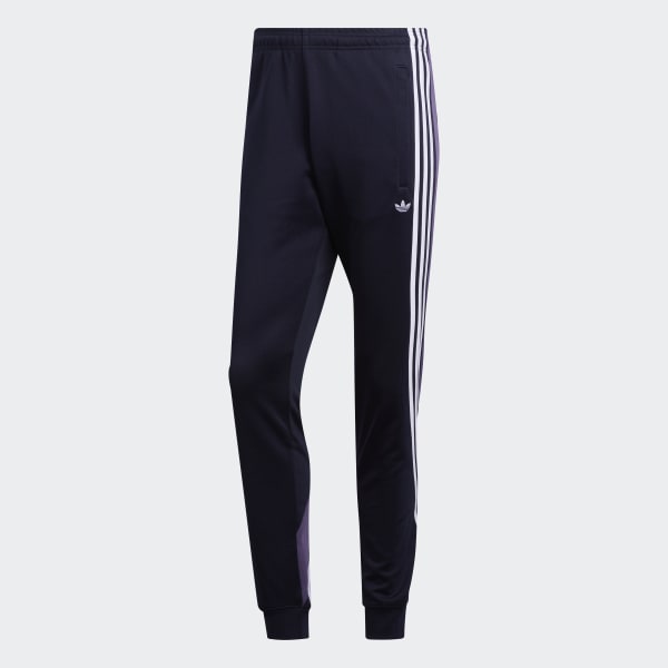 adidas 3 Stripes Wrap Track Pants Blue adidas New Zealand