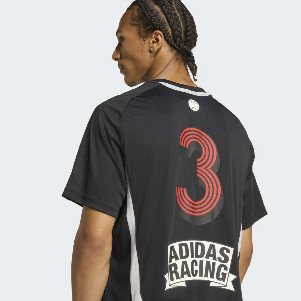 adidas TEAMGEIST MOTO GRAPHIC JERSEY - Black | Free Shipping with